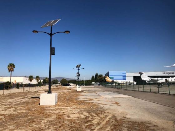 solar parking lot lights