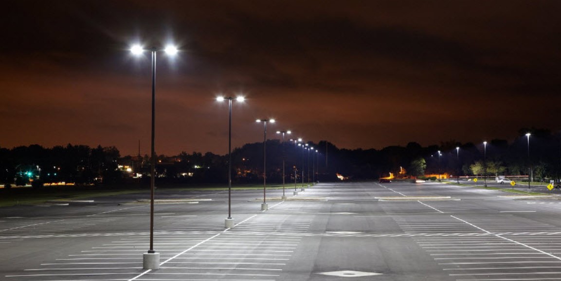 Commercial Solar Parking Lot Lighting
