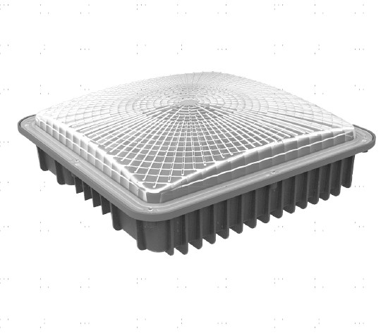 solar led canopy light