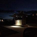 solar powered led mailbox bank lighting